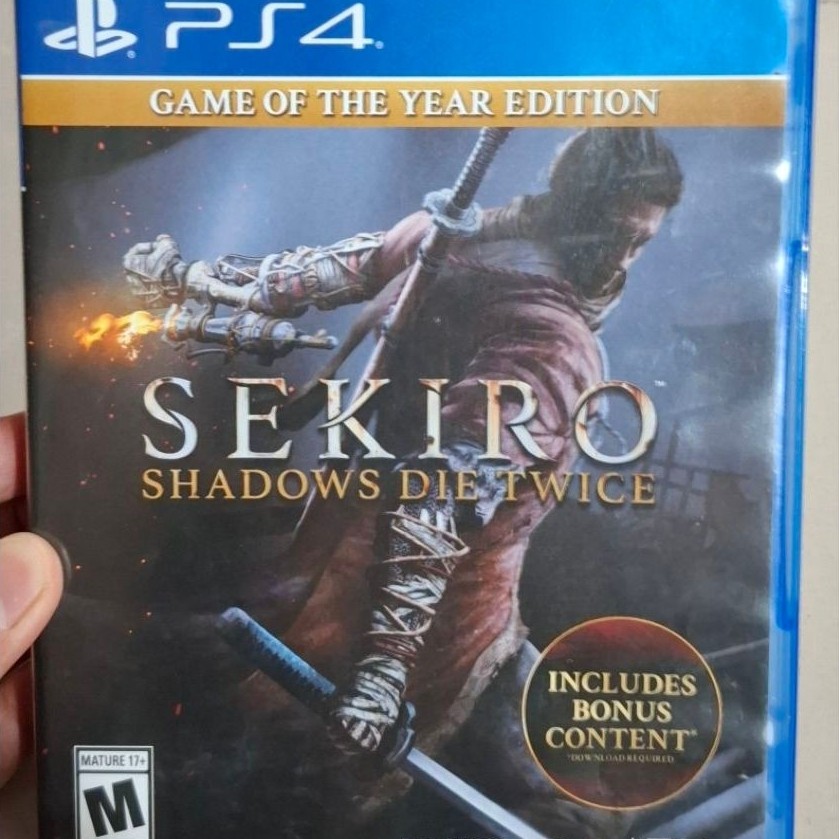 SEKIRO SHADOWS DIE TWICE GAME OF THE YEAR EDITION SEKIRO GOTY EDITION PS4 PS 4 DISC KASET BD