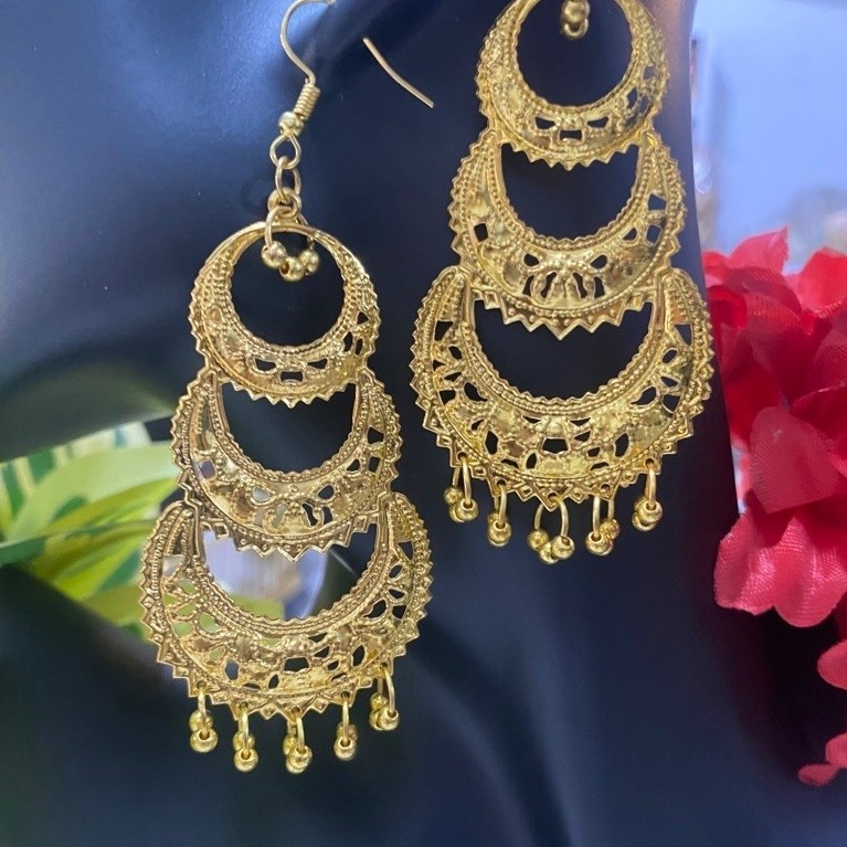 Anting Emas Pengantin gold anting india anting besar