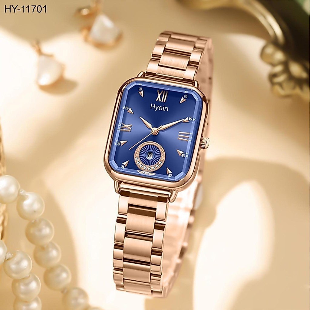Jam Tangan  Hyein Jam Tangan Wanita 11701 Rantai