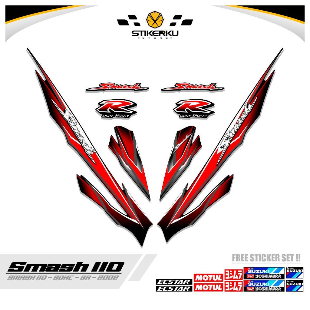 STICKER SMASH 110 R / MTF 17 / STRIPING SMASH 2002 / SETIKER SR / STIKER / STREPING / STIPING / SETR