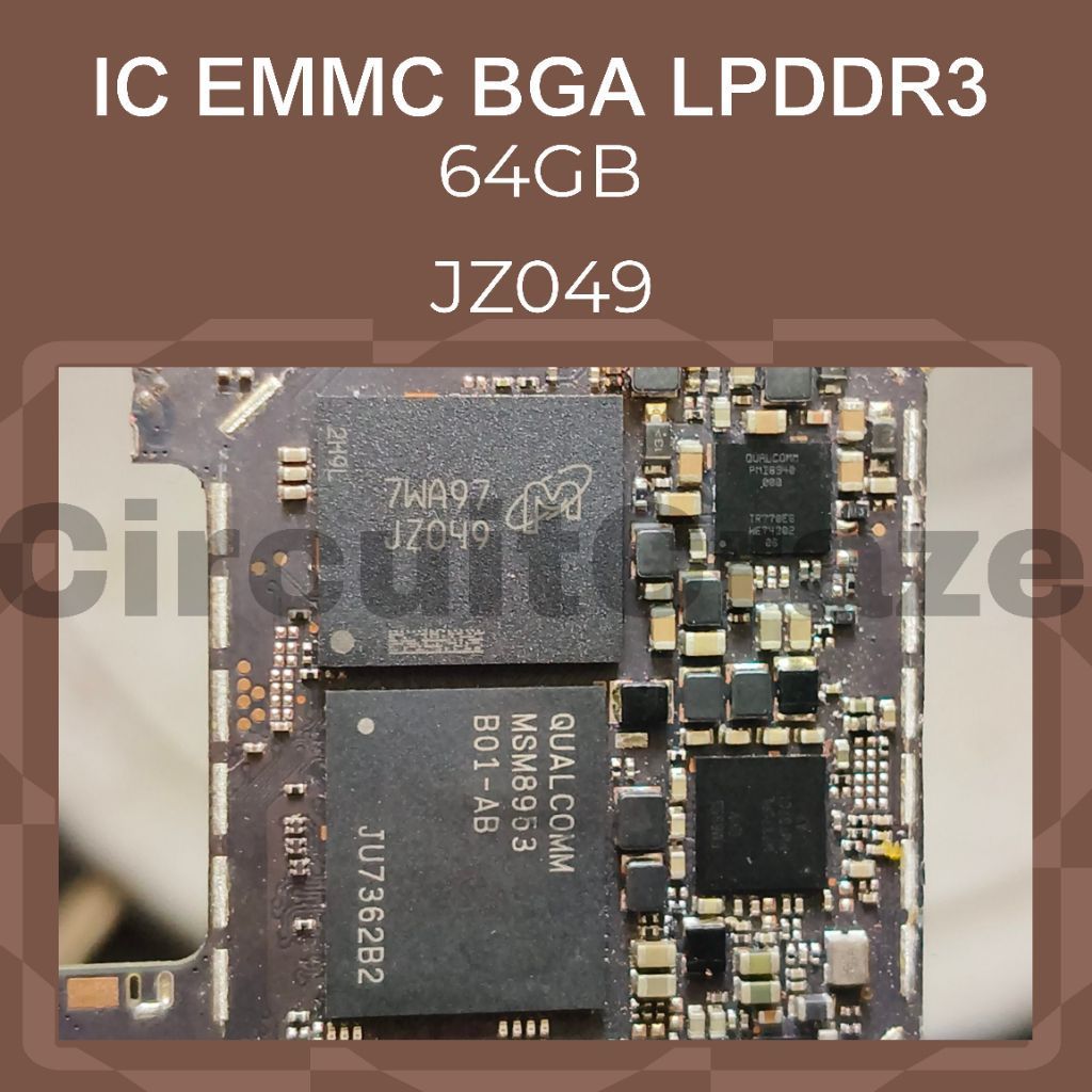 IC EMMC BGA LPDDR3 64GB JZ049 Original