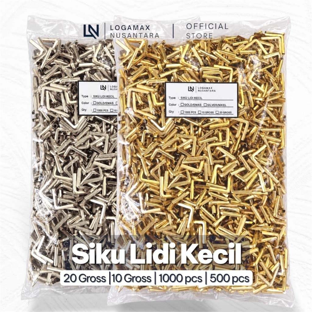 (20 GROSS / ±2.880 PCS) SIKU LIDI KECIL EMAS GOLD SILVER NIKEL SIKU BUKU AGENDA YASIN MAP RAPOR LOGA