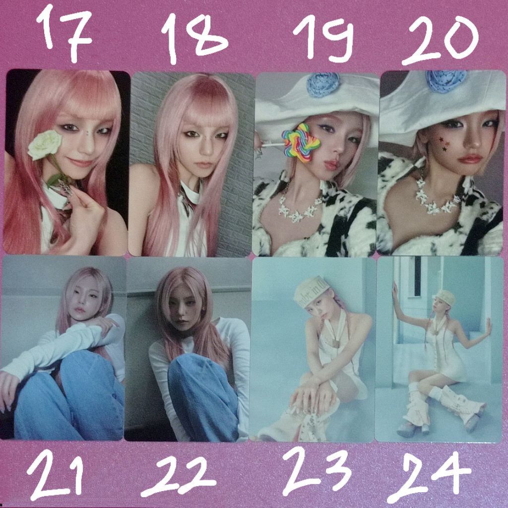 photocard pc official hwang yeji itzy motto