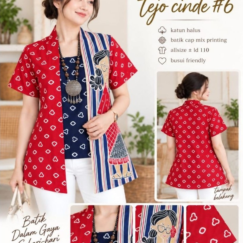 Blus Batik Tedjo Truntum