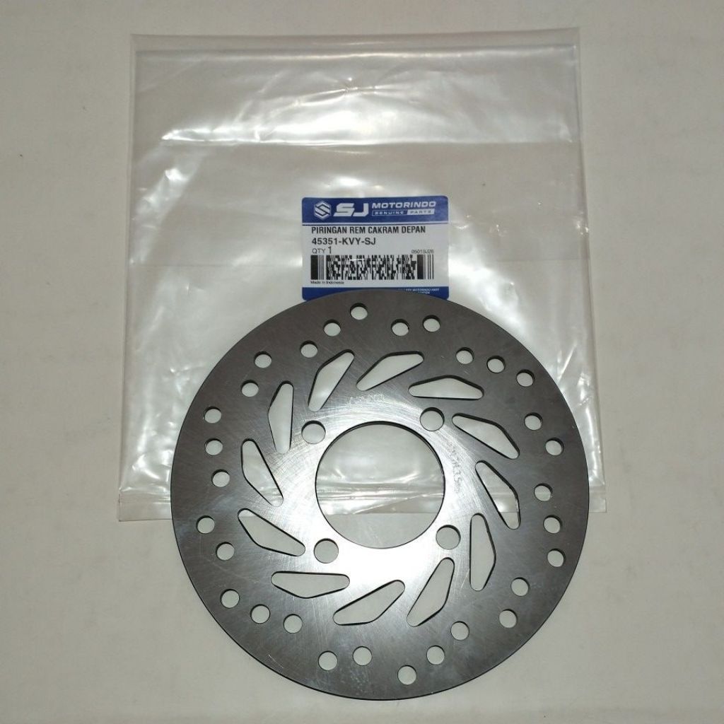 SJ PIRINGAN CAKRAM DEPAN BEAT (KVY) 3,5MM /VARIO /BEAT FI /VARIO 125 150 /DISC BRAKE ORIGINAL