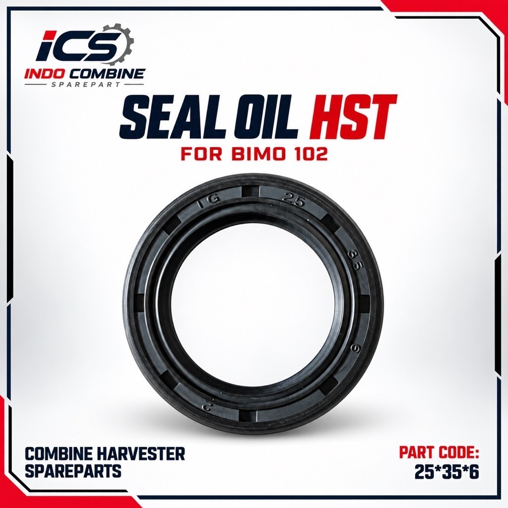 SEAL OIL HST BIMO 102 UKURAN 25356 | SEAL OLI HST COMBINE HARVESTER | PART CODE 25356 | INDO COMBINE