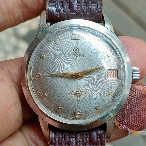 jam tangan Titoni rotomatic 25 jewels automatic Original Vintage