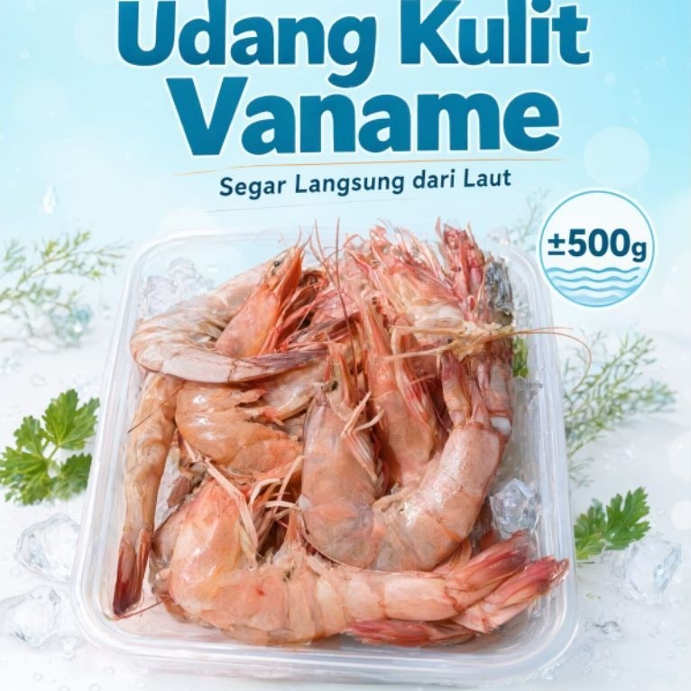 Udang vaname kulit 500gr