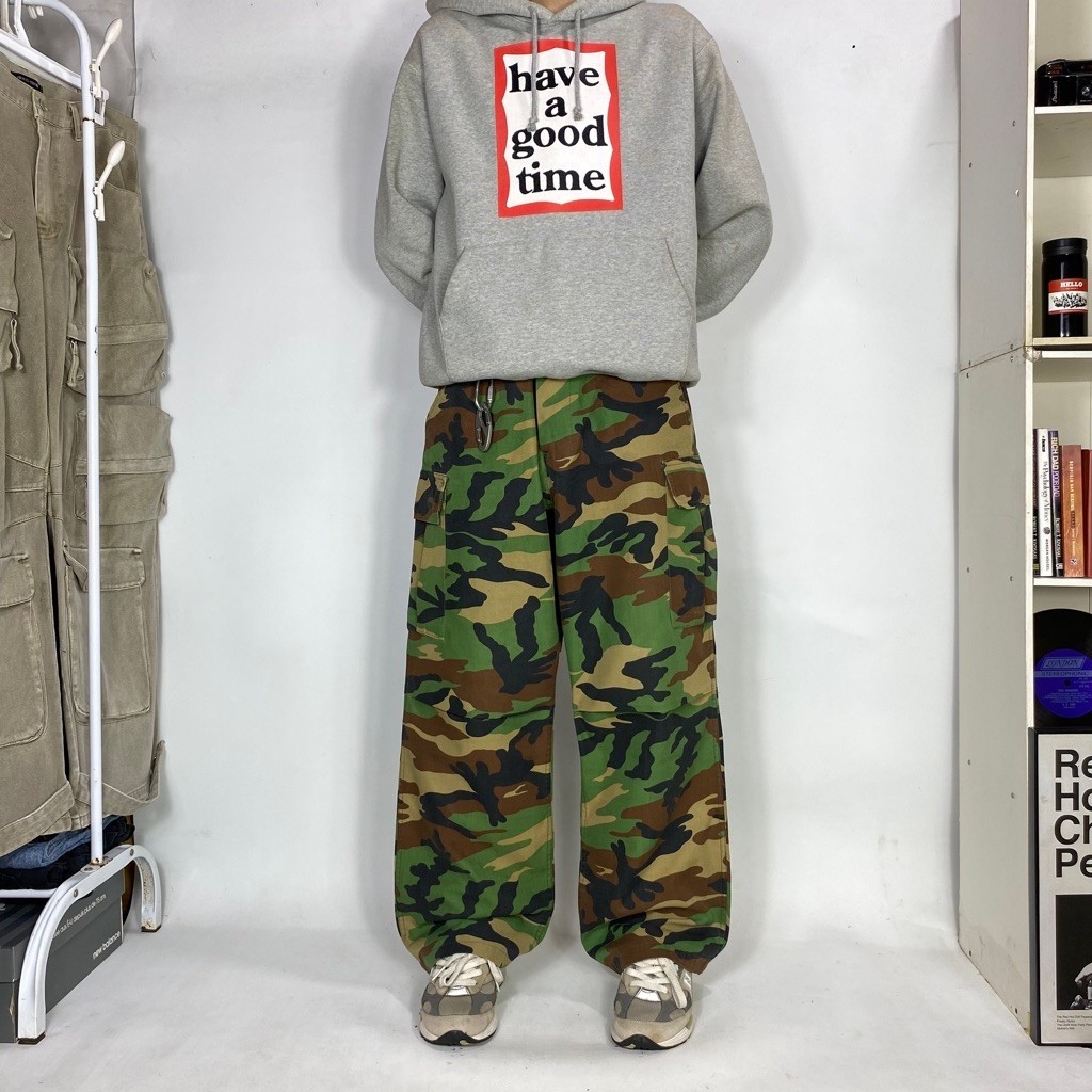 MILITARY CAMO CARGO PANTS