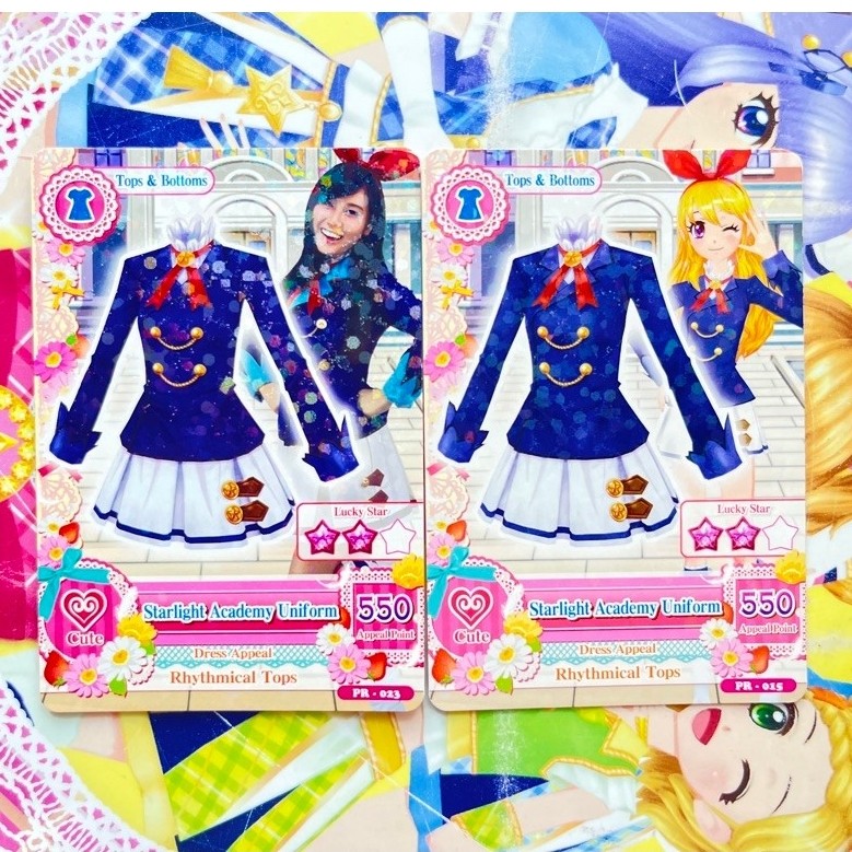 Kartu Aikatsu Starlight Academy Uniform X JKT48 JKT 48 Promotion Cindy Yuvia Haruka Nakagawa Michell