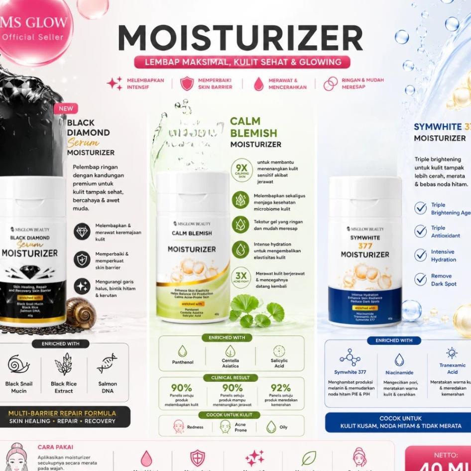 Moisturizer Ms Glow Symwhite 377 Moisturizer Ms Glow - Calm Blemish Moisturizer Ms Glow