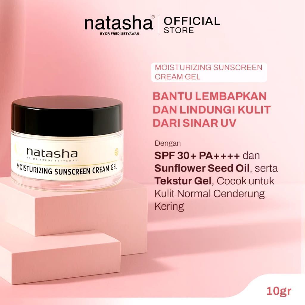 NATASHA SKINCARE SUNBLOCK MOISTURIZING SUNSCREEN GEL (SBGEL) / TIRAI