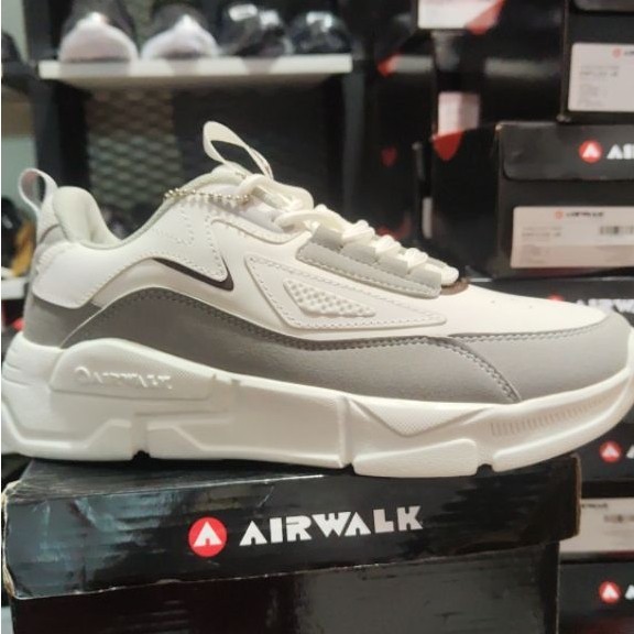 SEPATU SNEAKERS ENTER PRIA AIRWALK  WHITE GREY