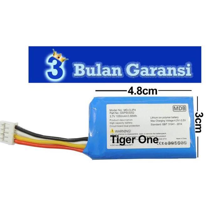 MDB BATERAI SPEAKER JBL CLIP 4 CLIP 4 MD-CLIP 4 GSP903052 TOJ99