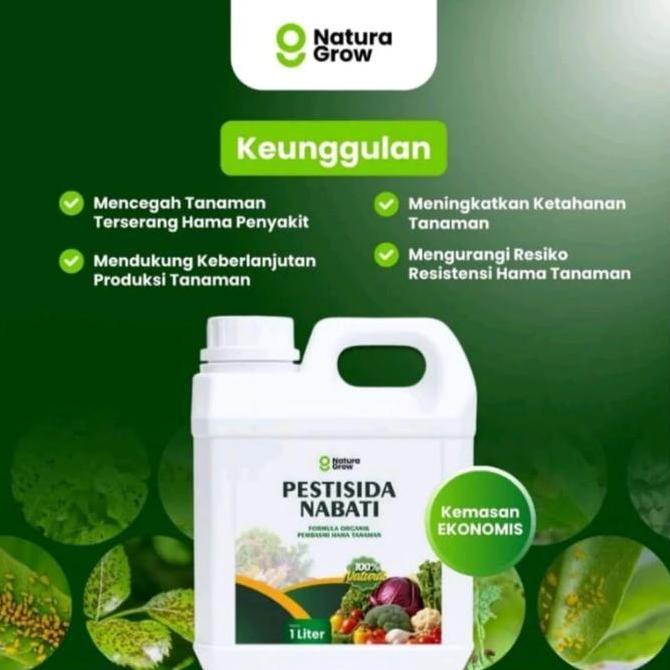Pestisida Nabati 1 Liter Pestisida Organik Untuk Semua Hama & Pestisida Nabati Untuk Padi, Sayuran, 