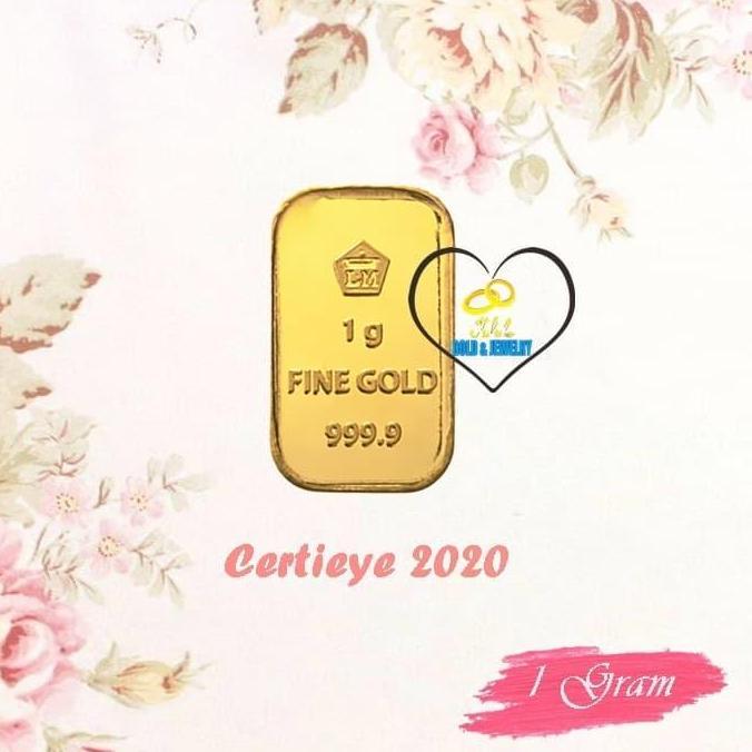 Terlaris Logam Mulia Antam Emas Batangan 24K Gold Bar Gold Fine Gold 1 Gram