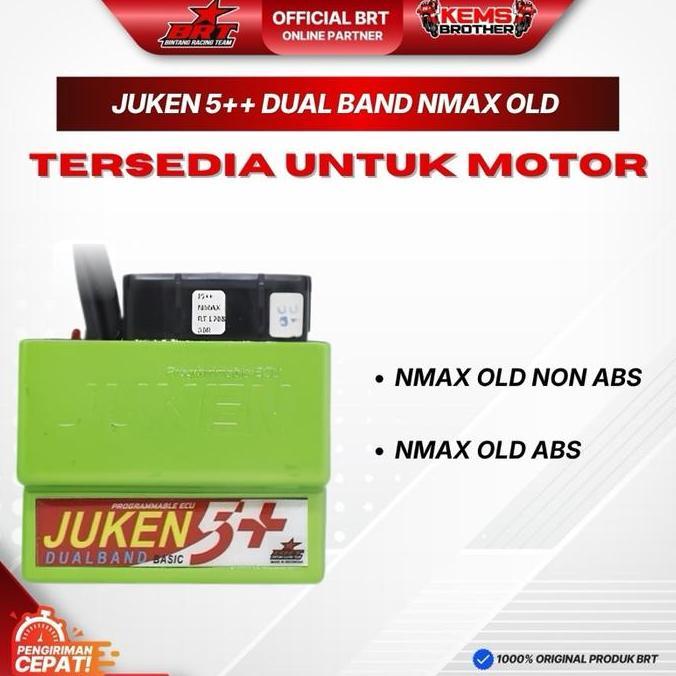 ECU Juken 5+ Dualband Original BRT NMAX OLD ABS NON ABS - Programable Racing Ecu
