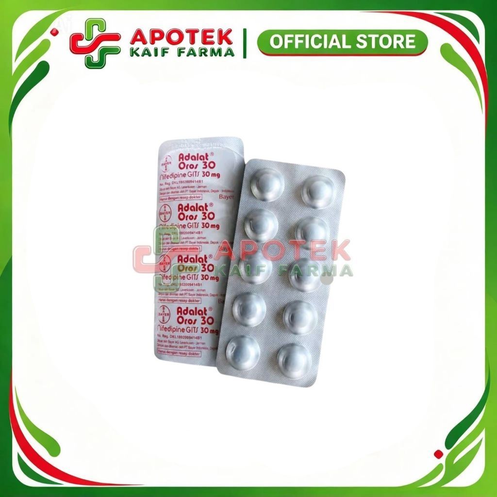 Ready || Adalat oros 1 strip @_10 Tablet
