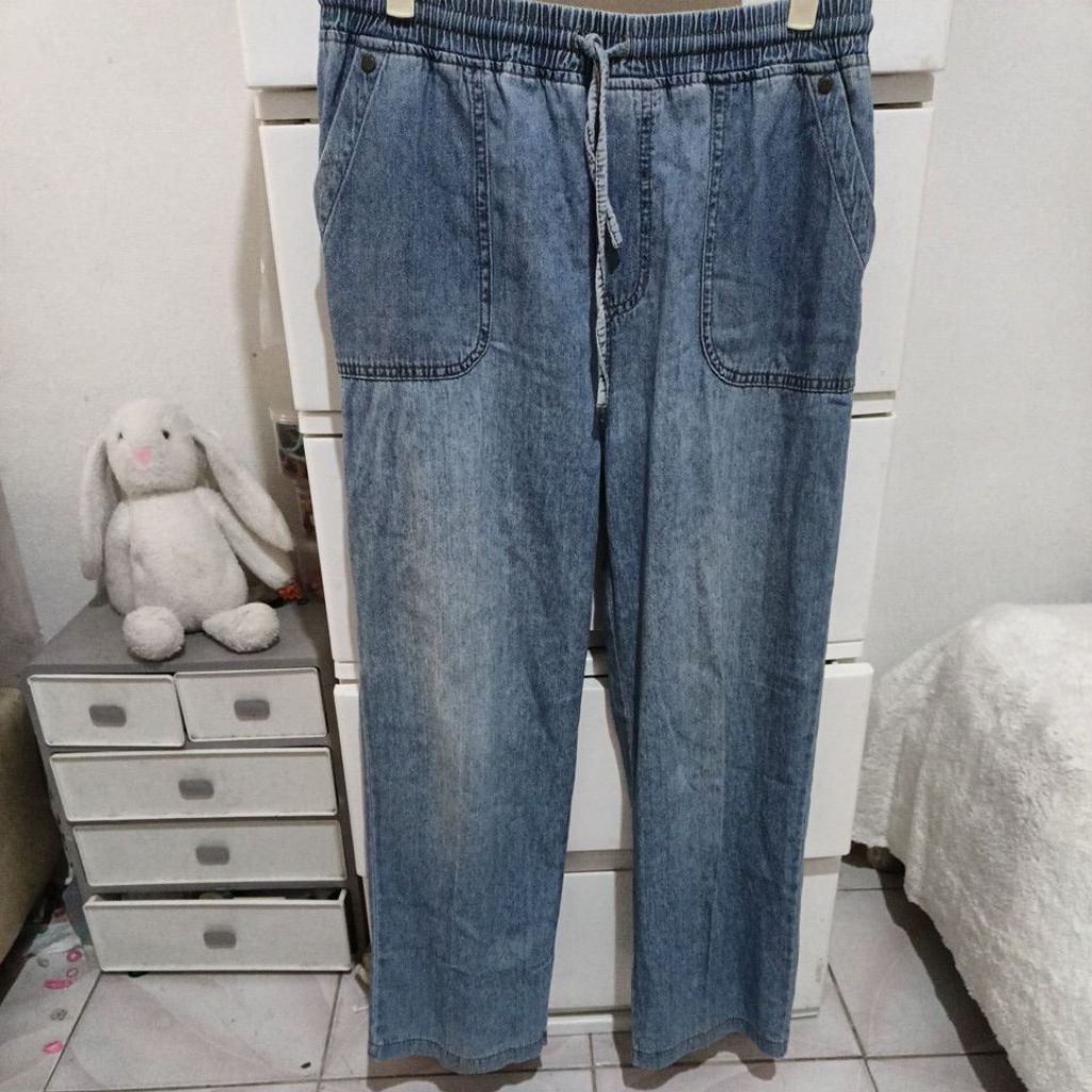 Prelov Celana  Kulot Jeans  Wanita GEELA M
