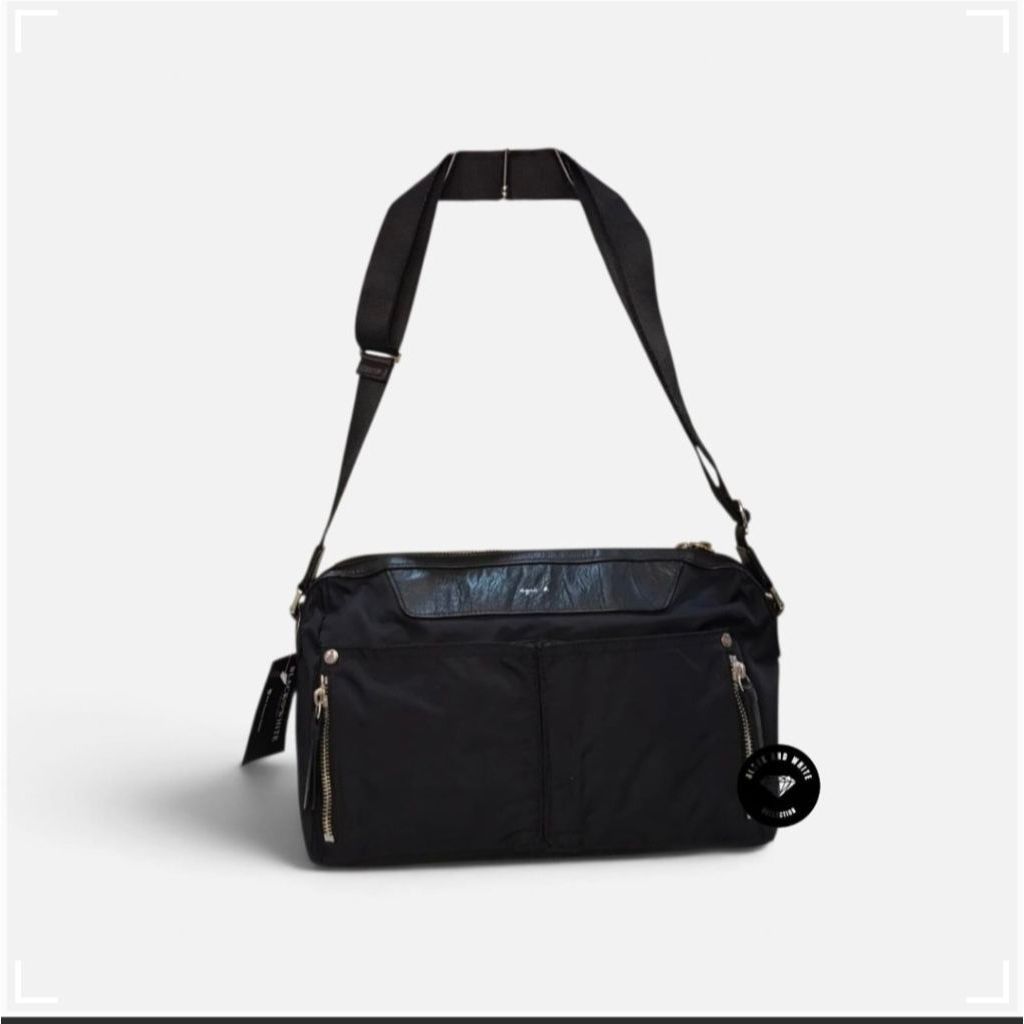 AGNES b Voyage Unisex  Nylon Reporter Bag/Messenger Bag