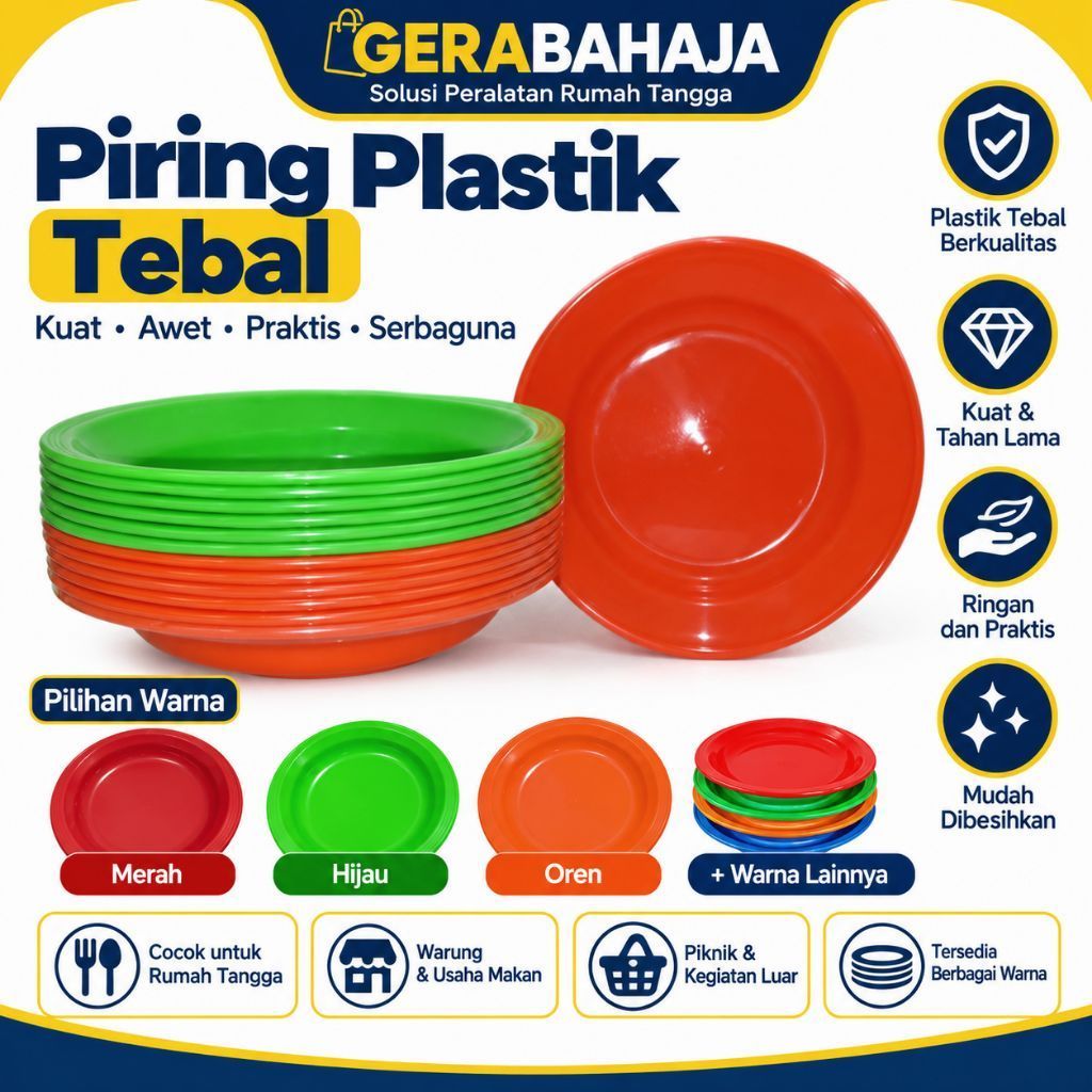 PIRING PLASTIK TEBAL