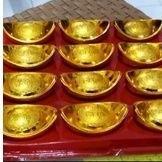 %%%%] hiasan uang emas imlek yuanbao 12pcs perpack