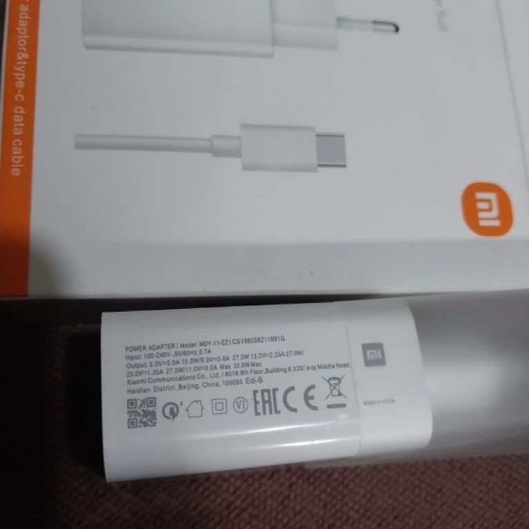 Charger 33watt original casan 33watt casan 33W casan xiaomi 33Watt