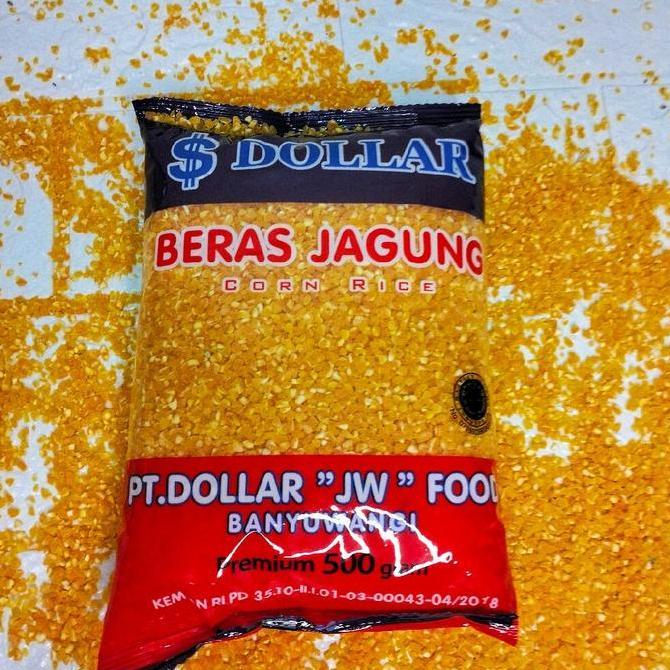Kharlinshop99 - Paket Hemat 2 Kg / Empat Bungkus Beras Jagung Dollar / Beras Jagung Murni / Beras Ja