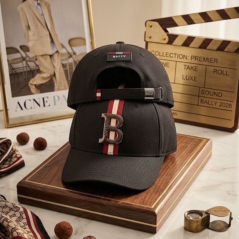 Topi Pria topi baseball unisex Logo Plat Besi mewah dan elegan