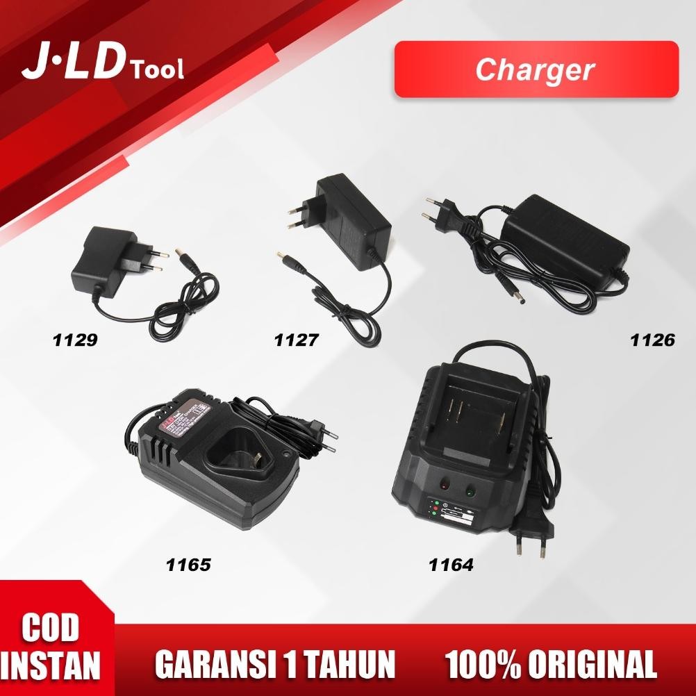 JLD Charger Baterai Makita Fast Charger Lithium Bor 12V-21V Adaptor bor Cas Baterai Impact Wrench aS