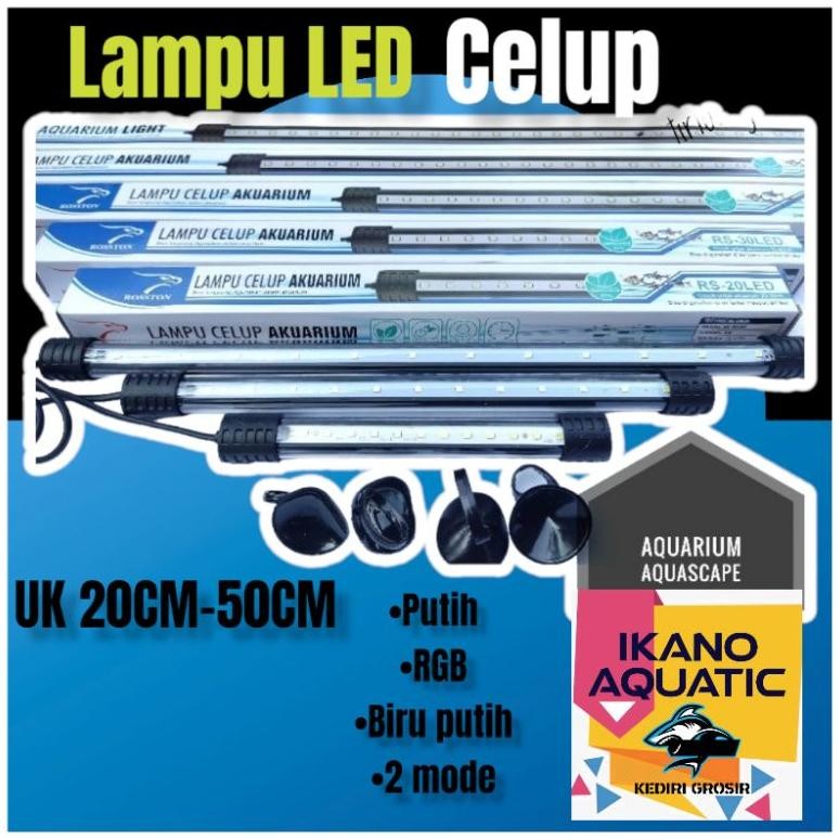 Sale Lampu Celup Led Aquarium Rosston 20-60 Cm Zx41