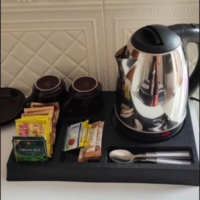 TERMURAH - kettle tray set hotel untuk Hotel / Hospitality include Pemanas Air - Teko Saja