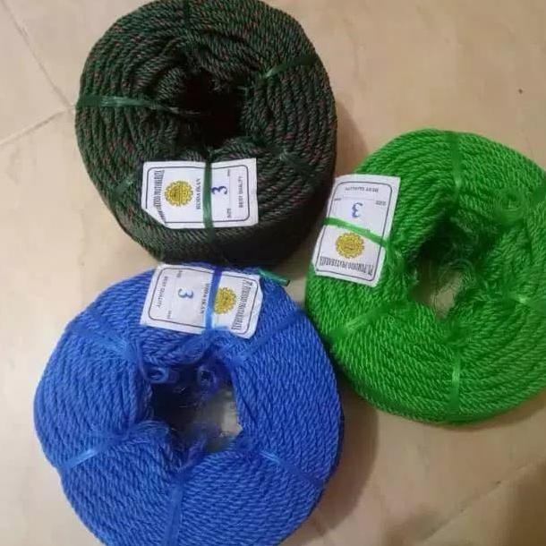 

BEBAS ONGKIR - tali tambang PE atau plastik mm serbaa