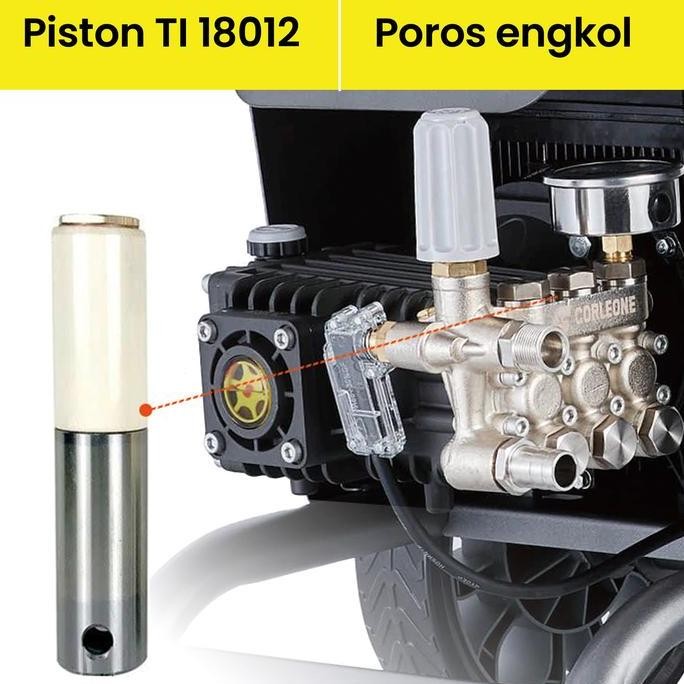[Magnet Permanen-3400W-130Bar-Plunger Keramik-220V-10L/Menit] Jet Cleaner Mesin Cuci Mobil Motor Cor