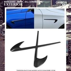 TERMURAH - CAR SIDE FENDER CARBON KARBON MERCEDES BMW TOYOTA HONDA MERCY W204 63