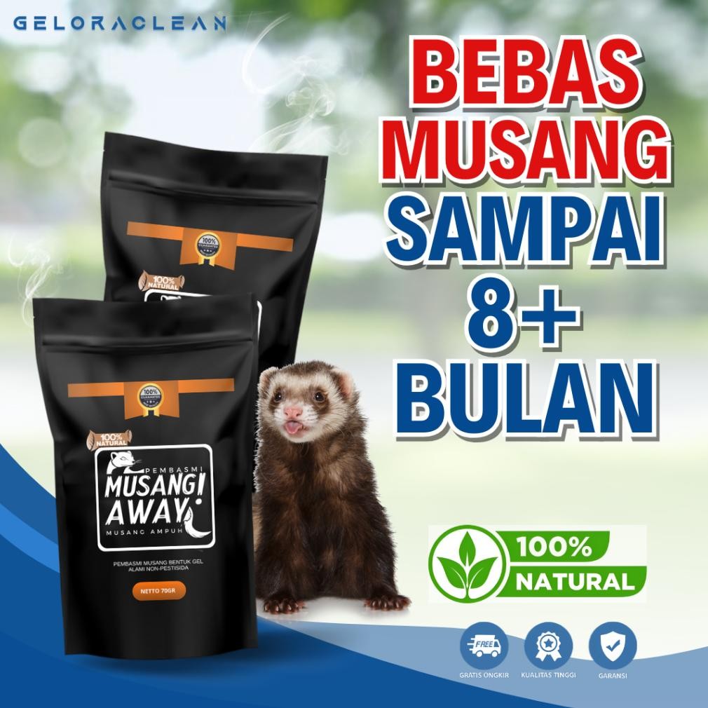 MUSANG AWAY - Pengusir musang gel musang 100% ampuh original usir musang basmi musang tidak mematika