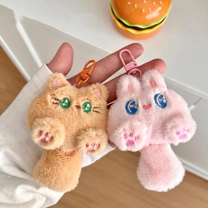Vinnatus Gantungan Tas Lucu Hiasan Boneka Kucing Imut Cute Plush Animal Doll Souvenir Kucing Imut Ga