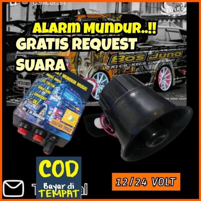 alarm mundur truk / alaram mundur mobil awas mp3 alarm mundur 12/24