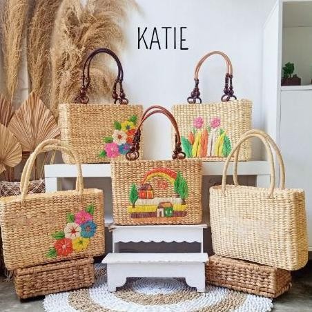 Ambk Tas Enceng Gondok Anyaman Jogja Piknik Eceng Waterhyacith Handba