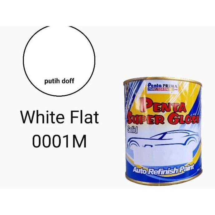 hanya disini] Penta Super Gloss White Flat / putih doff 0001M 200gr