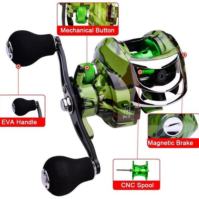 BC Reel Murah Baitcasting Reel  Casting Reel bc  Fishing reel Joran Roda Pancing