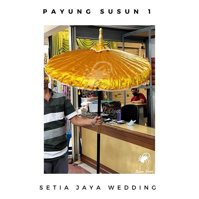 Pilih Lokal Payung Penganten Adat Susun 3/ Payung Bali Dekorasi/ Payung Adat Susun 1 Ez23