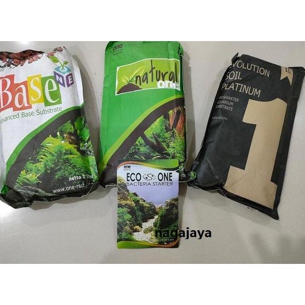 Paket Aquascape Media Tanam One Riset Base Natural Soil Eco One