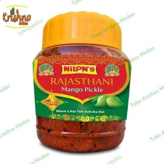 

siap kirim] nilon's rajasthani mango pickle/urka 475g