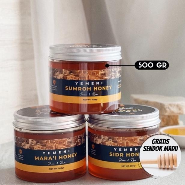

(Terbaru) 500 gr Madu Yaman Sidr Baghiyah | Madu Marai /Marai | Madu Sumroh Premium High Quality Yemeni Honey (Terlaris)