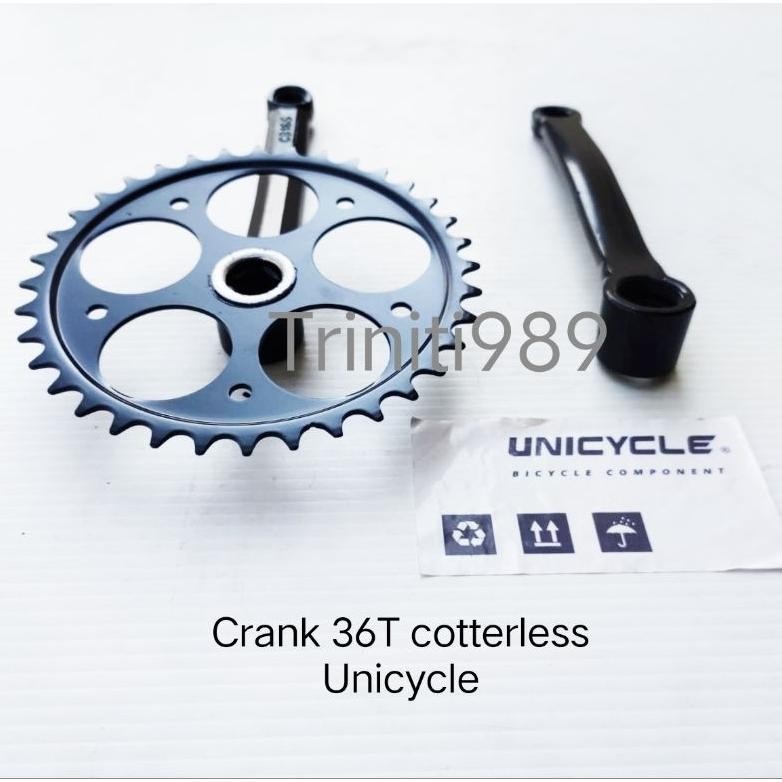 Yt- Gb29 Crank/Gear/Gir Sepeda 36T As Kotak Cotterless Unicycle Original Yt-