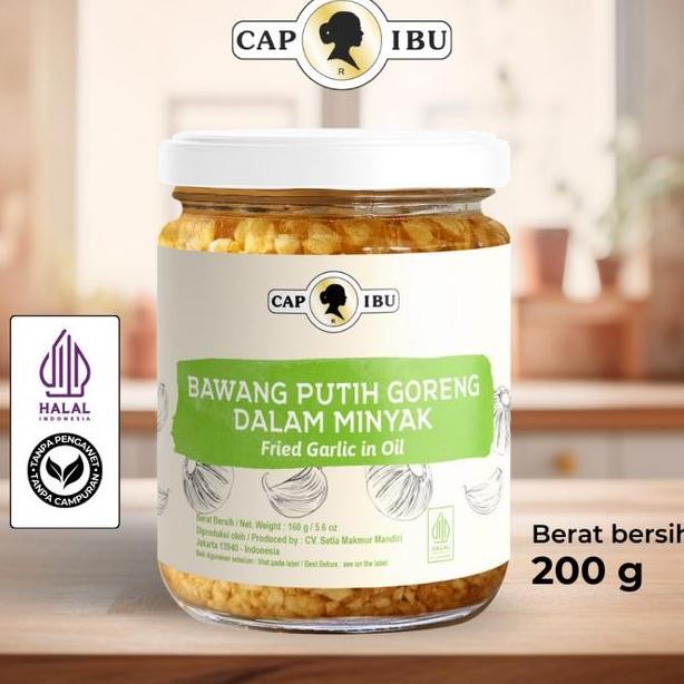 

Cap Ibu Bawang Putih Goreng Dalam Minyak Bumbu Masak N