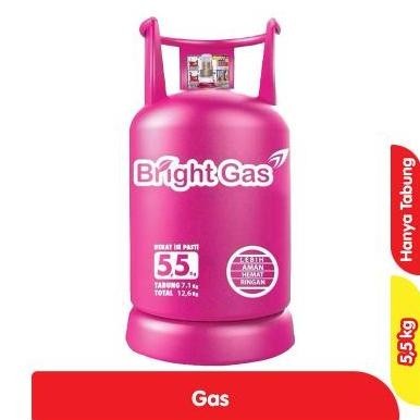 Tabung Lpg Kosong 5,5Kg Pertamina Bright Gas Pink ( Tanpa Isi )