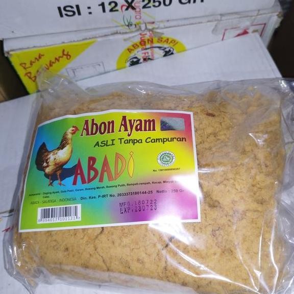 

Abon Ayam Abadi 1Kg