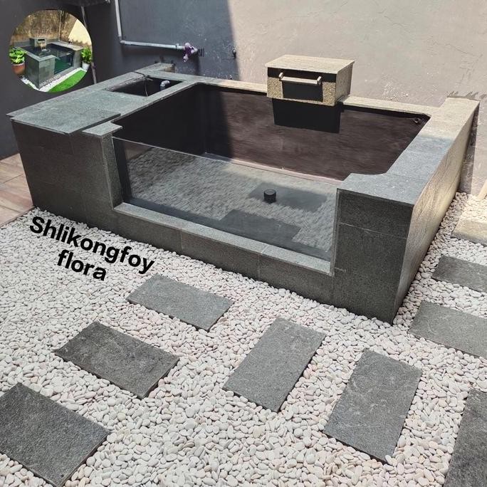 Kolam Ikan Koi Minimalis/Kolam Air Terjun/Kolam Minimalis /Taman Batu